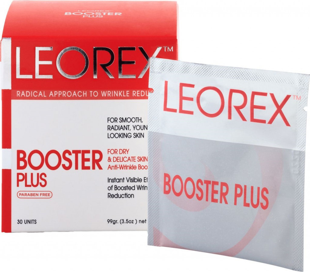 LeorexBooster plus maska ​​przeciwzmarszczkowa, 10 saszetek