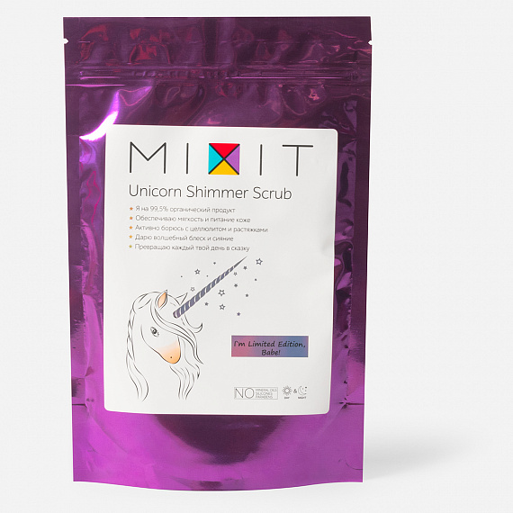 MIXIT Unicorn Shimmer Scrub