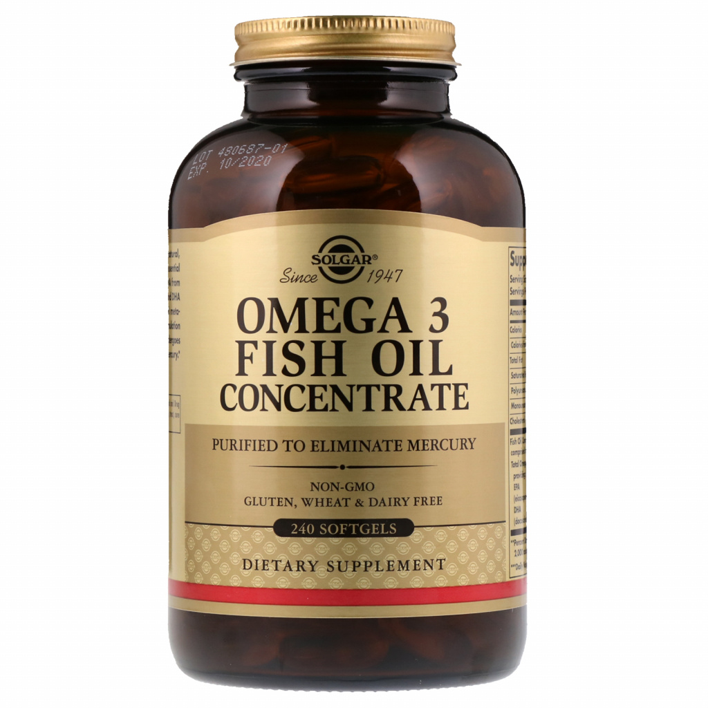 Koncentrat oleju rybnego Solgar Omega 3