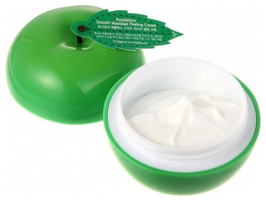 TONY MOLY APPLETOX GŁADKI MASAŻ PEELING CREAM.jpg