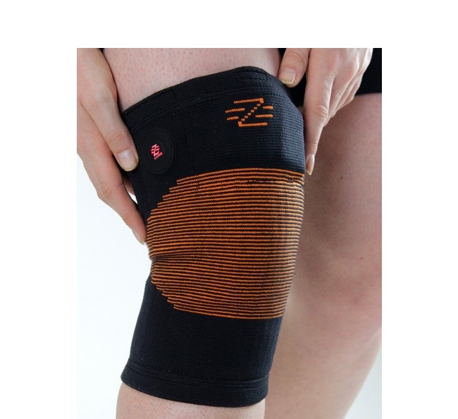 Heated knee pads for arthrosis of the joint