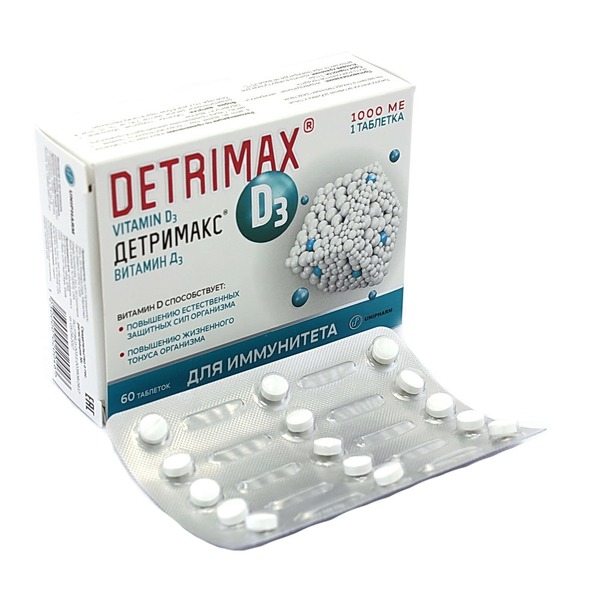 DETRIMAX VITAMIN D3 1000 ME