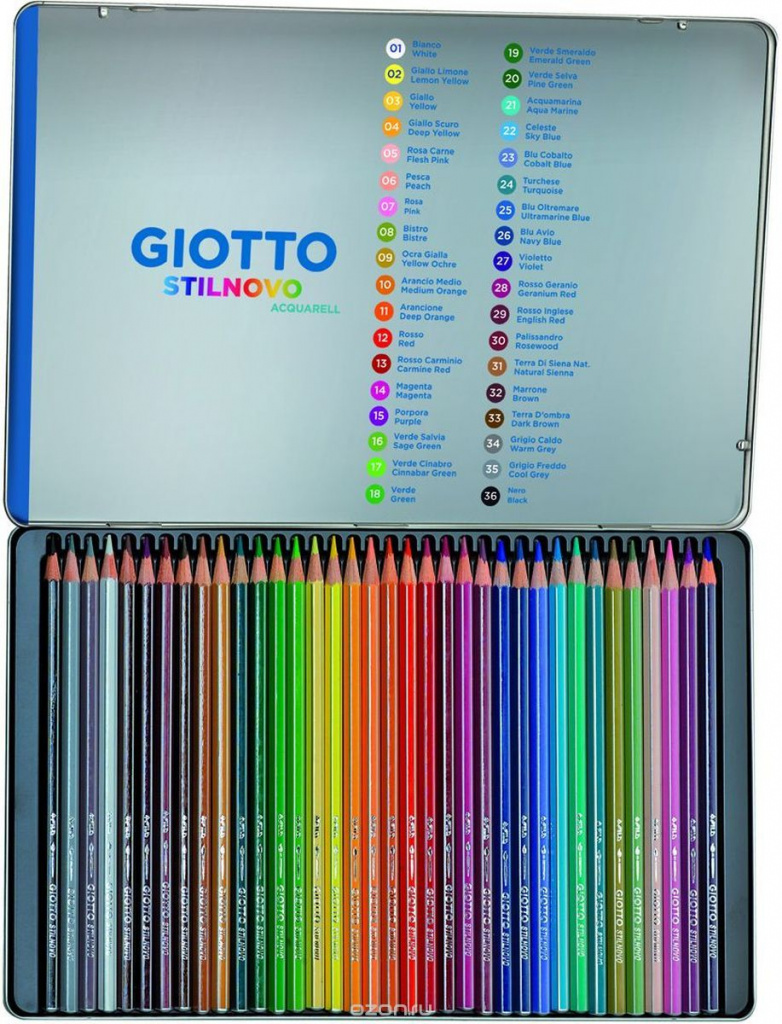 GIOTTO SCAT METALLO COLOR WATER RIVER QUARTER SET 36 PCS.jpg