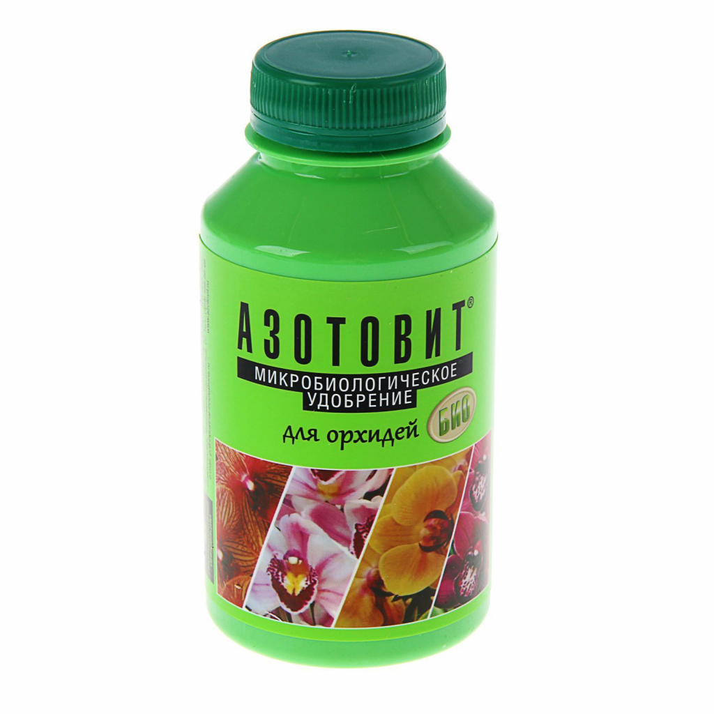 Fertilizer Azotovite for orchids, concentrated, PET bottle, 0.22 l