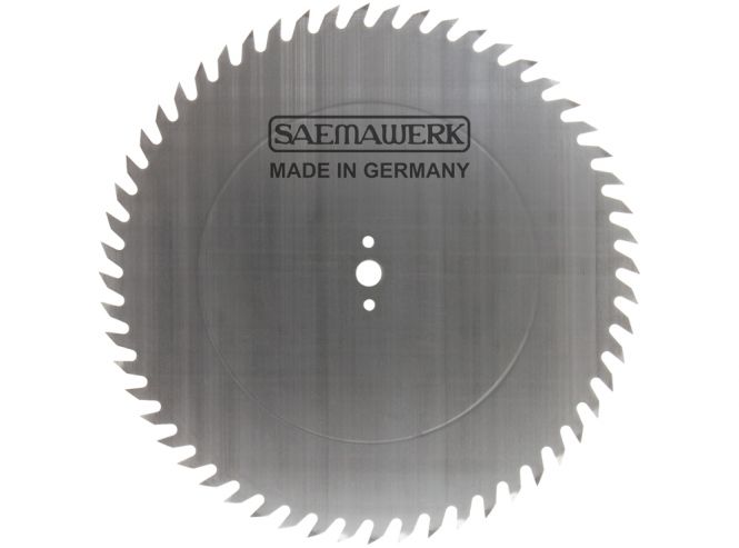 Monolithic saw blades