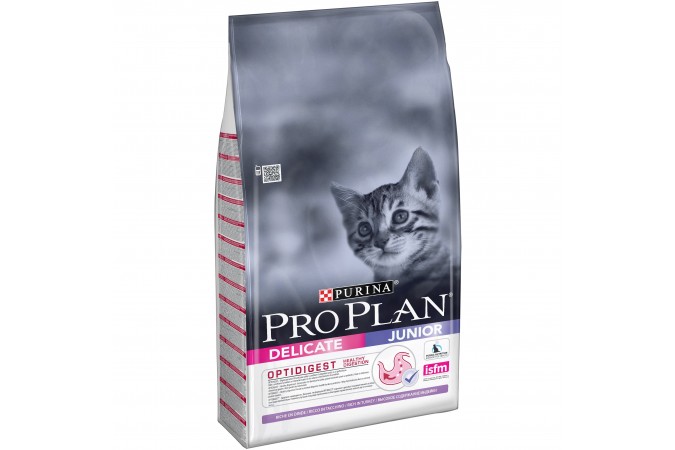 Purina Pro Plan Junior delicate for kittens with turkey and rice