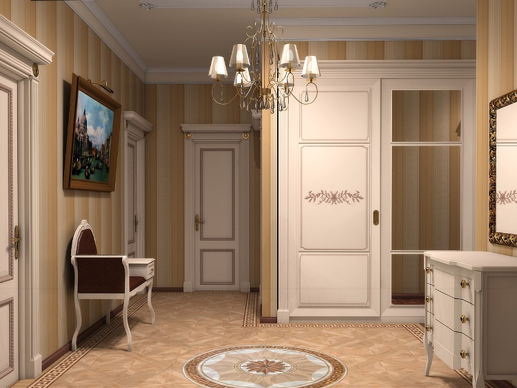 Choosing a chandelier in the hallway