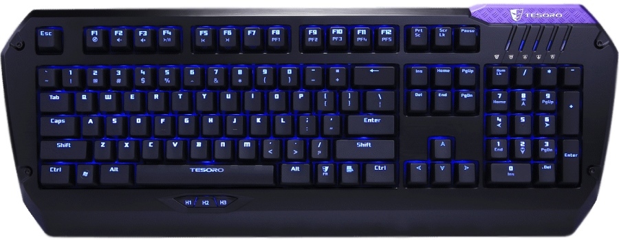 Tesoro Colada Evil (Cherry MX Blue) Black USB