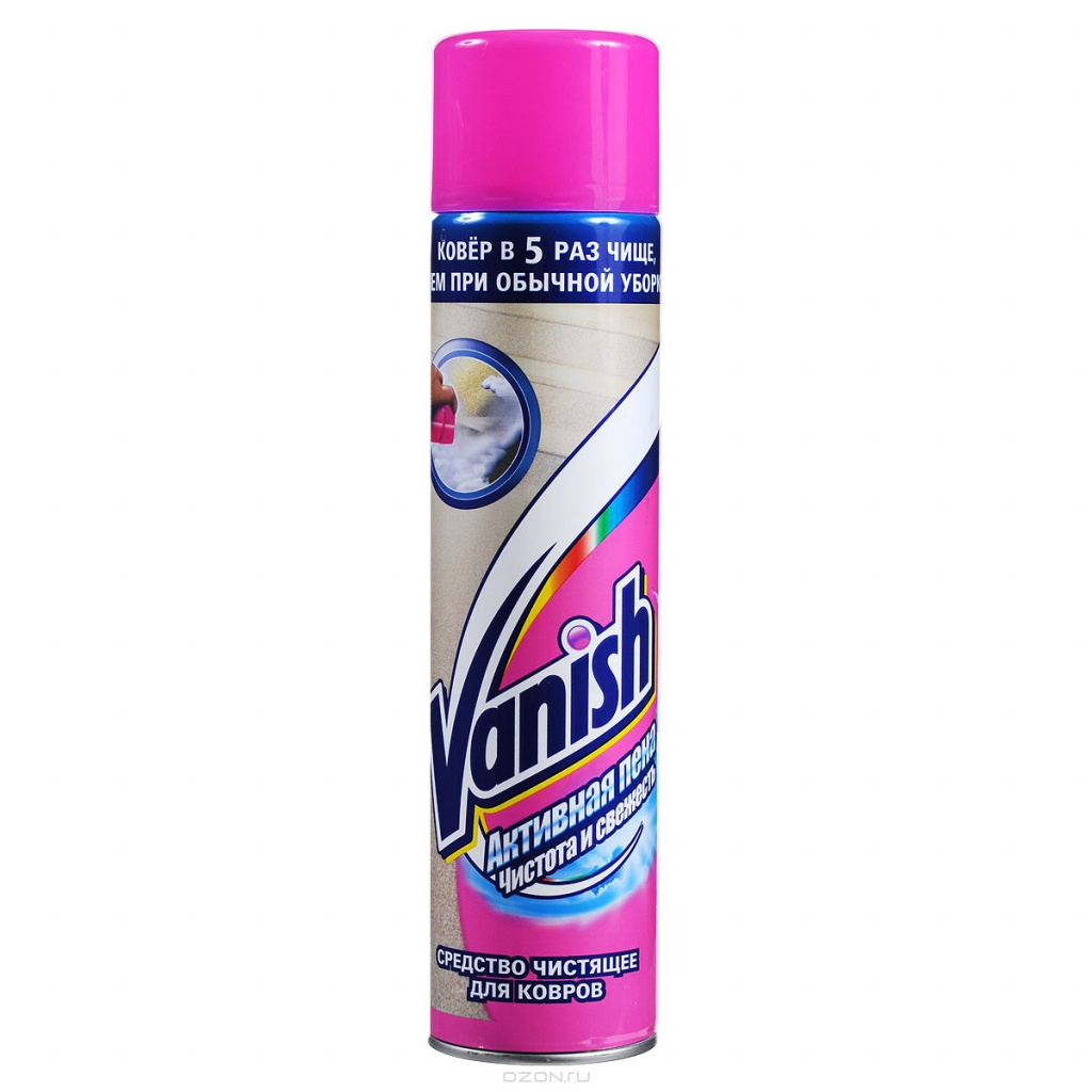 Active foam for cleaning carpets Vanish, 600 ml