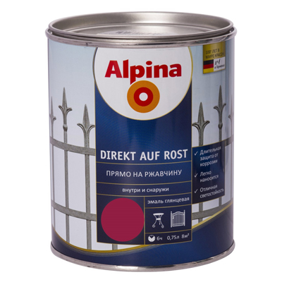 FARBA METALOWA I ALPINA RUST