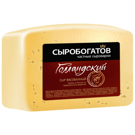 Cheese Syrobogatov Dutch semi-solid 45%