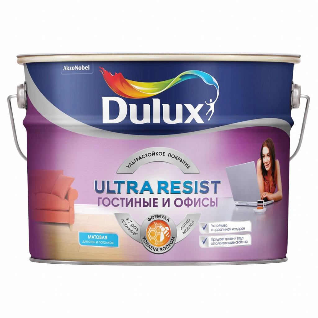 Dulux Ultra Resist do matowego BW dla dzieci