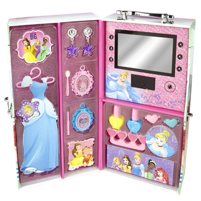 MARKWINS PRINCESS SET OF DECORATIVE COSMETICS IN CASE WITH LIGHT