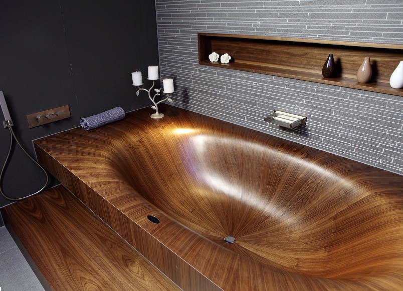 Bathtubs from a natural tree