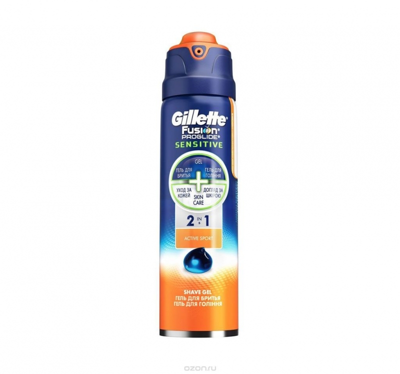 Żel do golenia Gillette Fusion ProGlide Active Sport.jpg 2 w 1