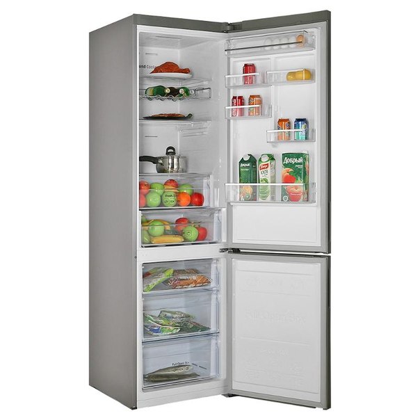 Two-compartment refrigerators with freezer bottom