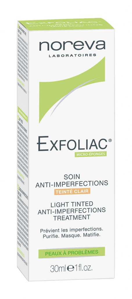 EXFOLIAC SOIN ANTI-IMPERFECTIONS TEINTE CLAIR FROM NOREVA.jpg