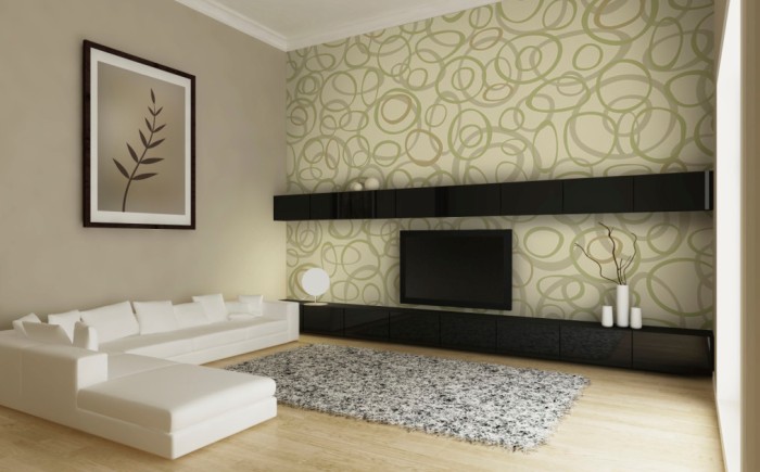 Non-woven wallpaper