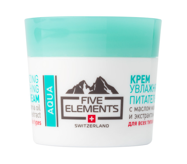 Nawilżający krem ​​nawilżający Five Elements Aqua