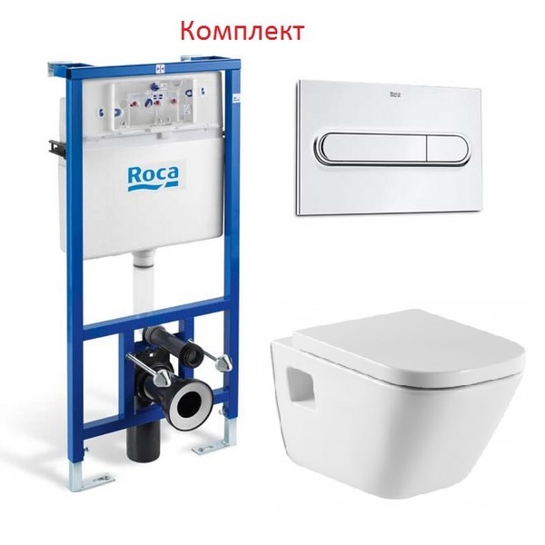 Roca Gap Duplo WC toilet with microlift