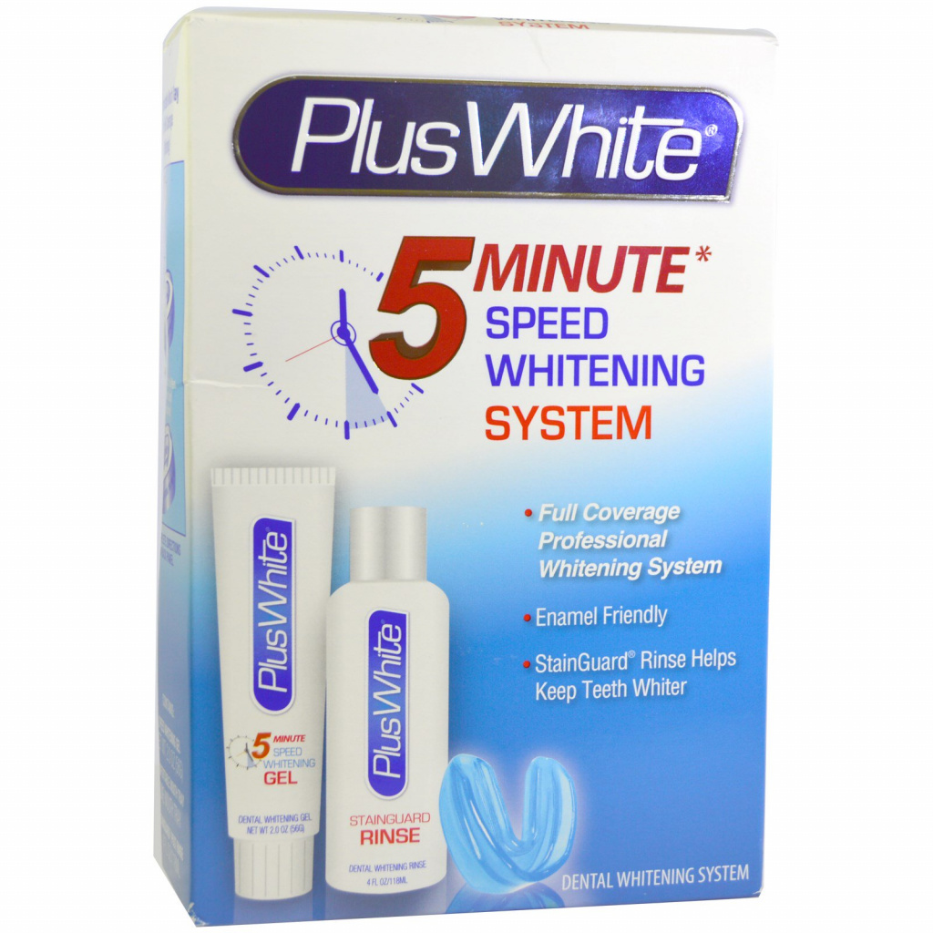 Bleaching system in 5 minutes Plus White