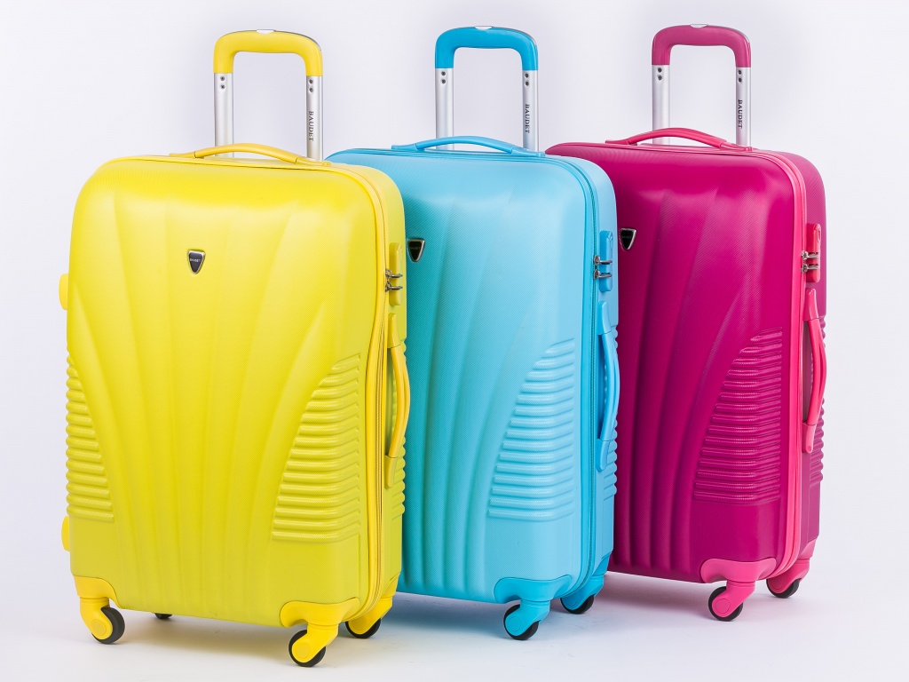 Plastic suitcases