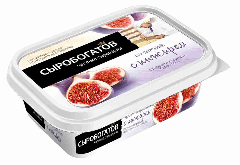 Cheese Syrobogatov Curd with figs