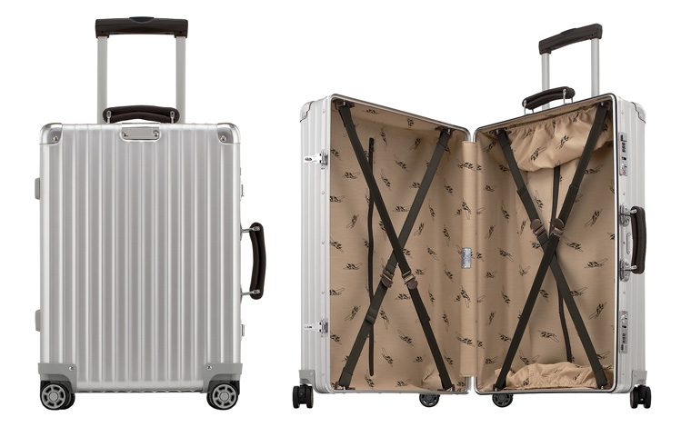 Metal suitcases