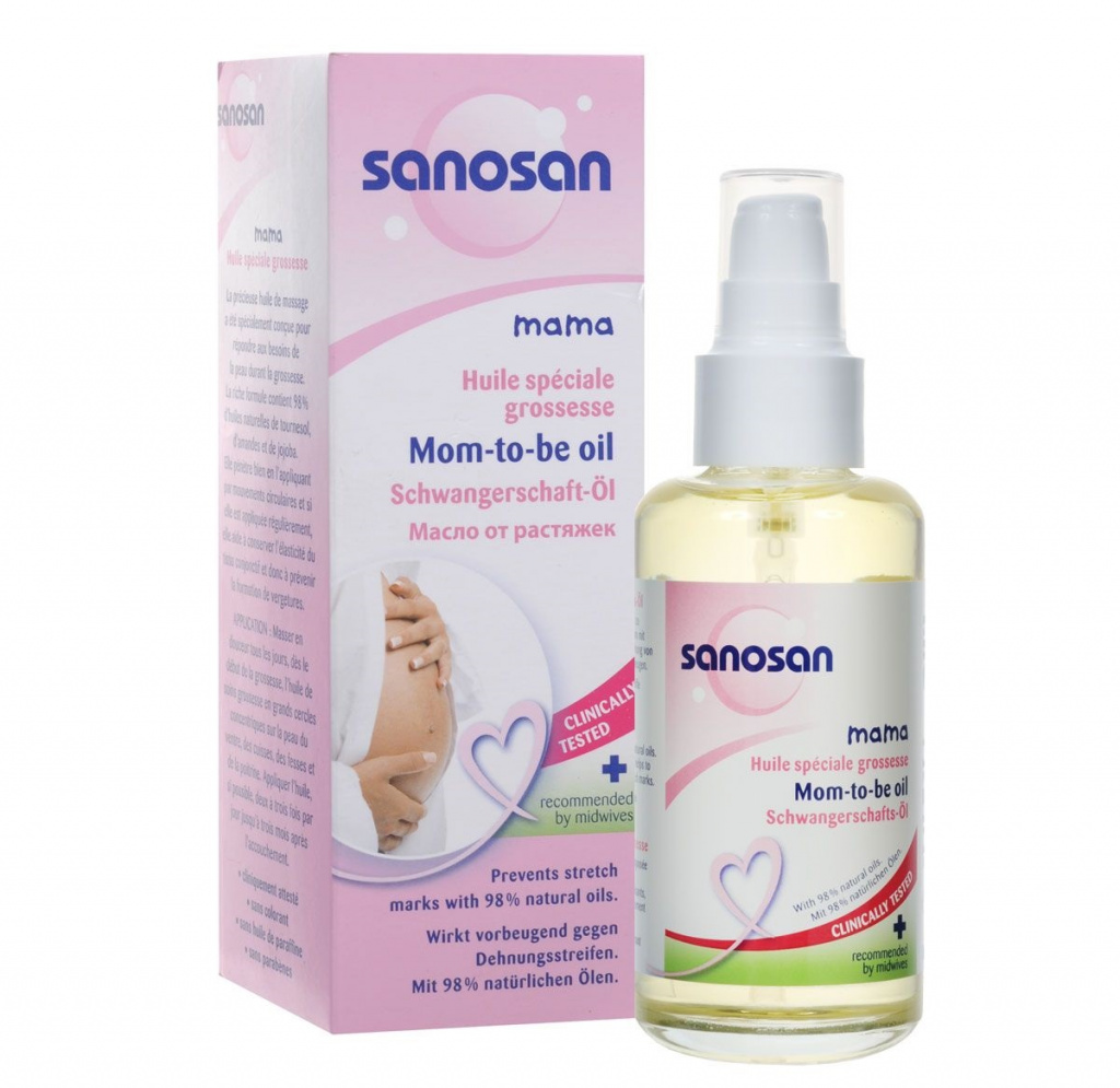 Sanosan Oil for stretch marks during pregnancy