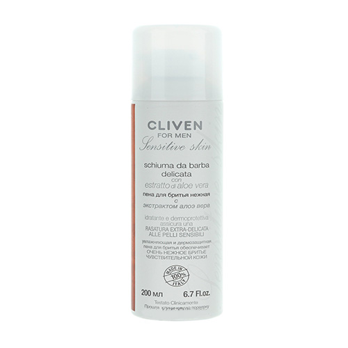 Cliven Shave Foam Delikatnie z ekstraktem z aloesu