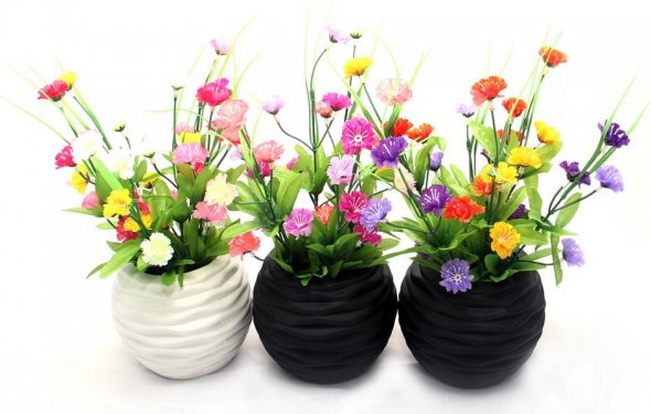 Pot-shaped Vases