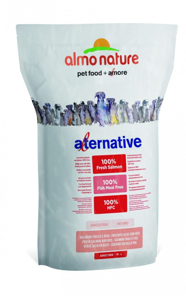 ALMO NATURE ALTERNATIVE WITH FRESH SALMON AND RICE (50 MEAT) FOR DOGS MEDIUM AND LARGE BREEDS.jpg