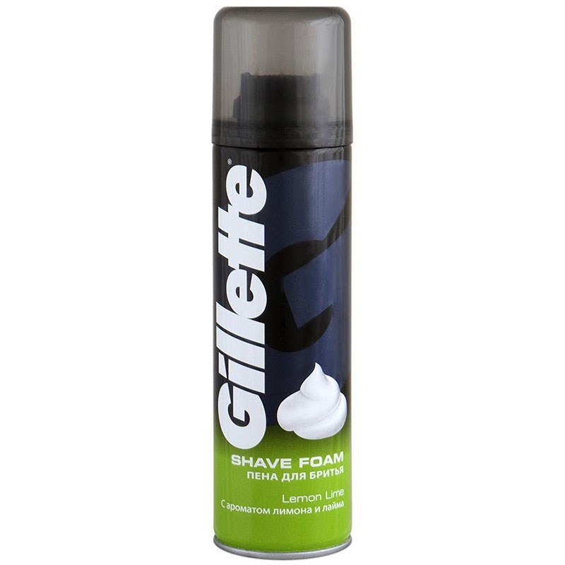 Gillette Classic Shaving Foam with Lemon and Lime aroma