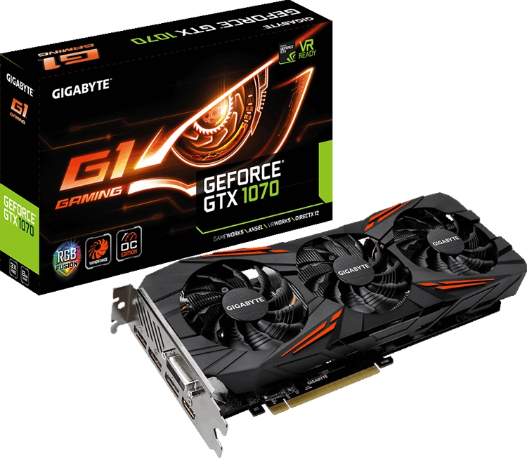 Gigabyte GeForce GTX 1070 G1 Gaming 8G (GV-N1070G1 GAMING-8G)