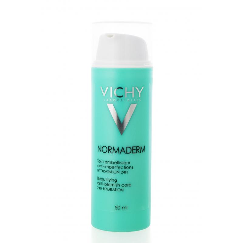 Vichy NORMADERM. Corrective care against imperfections, 24 hours moisturizing