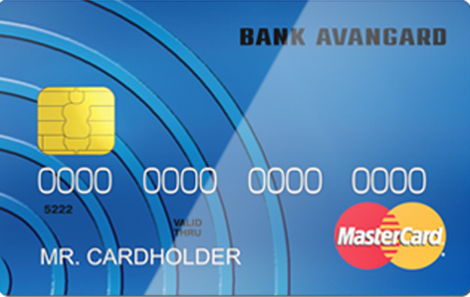 Credit card Bank Avangard