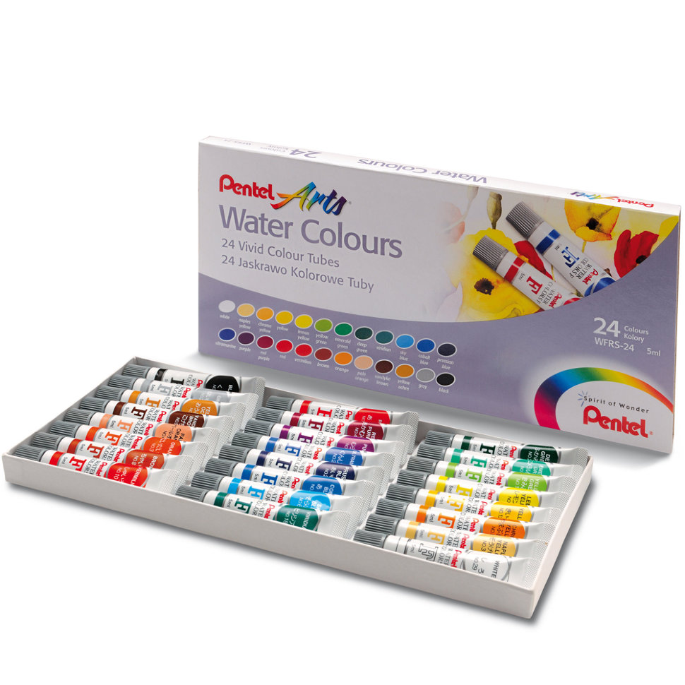 Pentel Water Colors 24 kolory