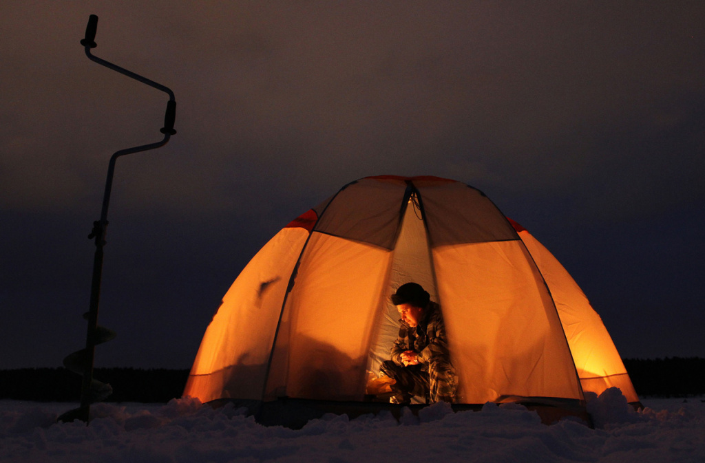 Tents for winter fishing