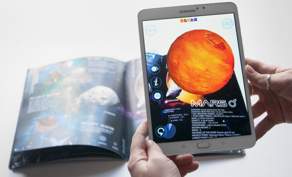 4D Encyclopedia in Augmented Reality Cosmos