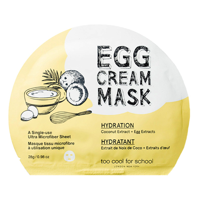 EGG CREAM MASK, TOO COOL FOR SCHOOL