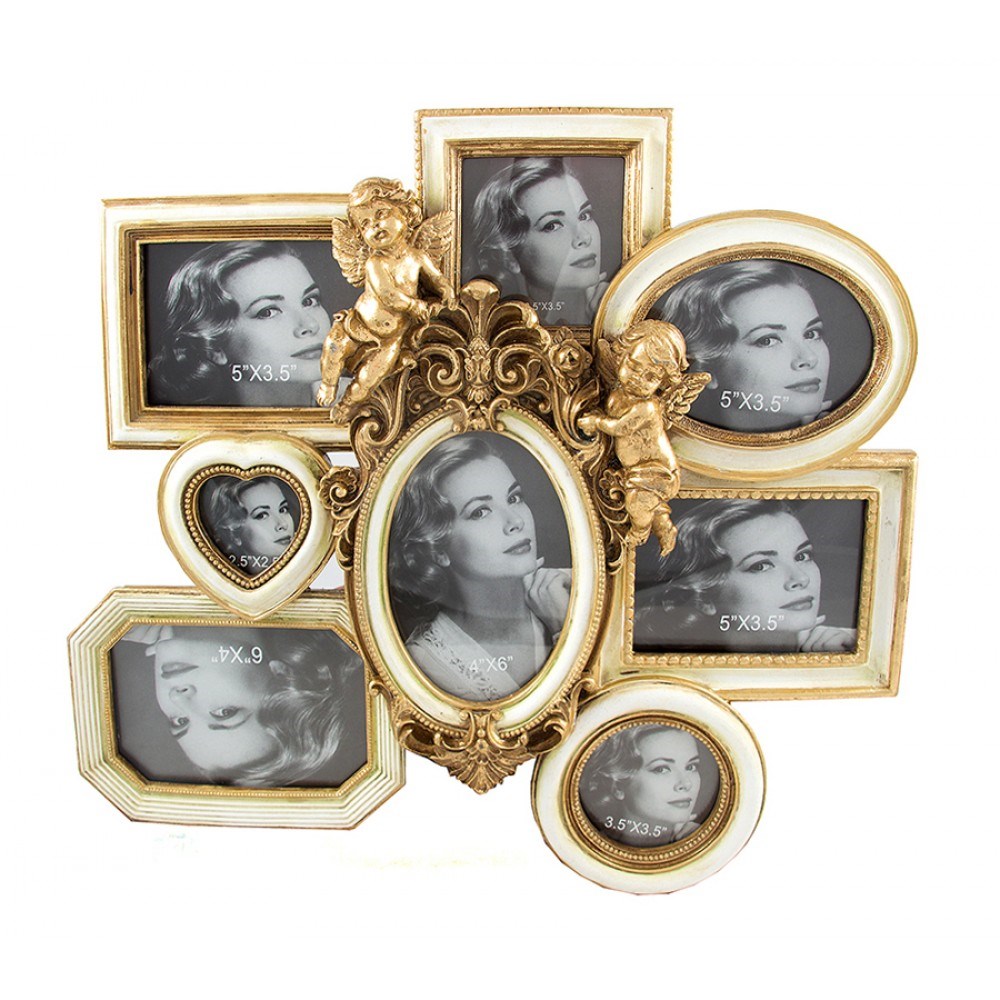 Photo frame-collage Cupids (8 photos)