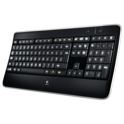 Logitech Wireless Illuminated Keyboard K800 Black USB