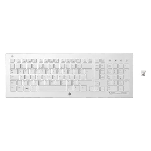 HP Wireless K5510 Keyboard H4J89AA White USB