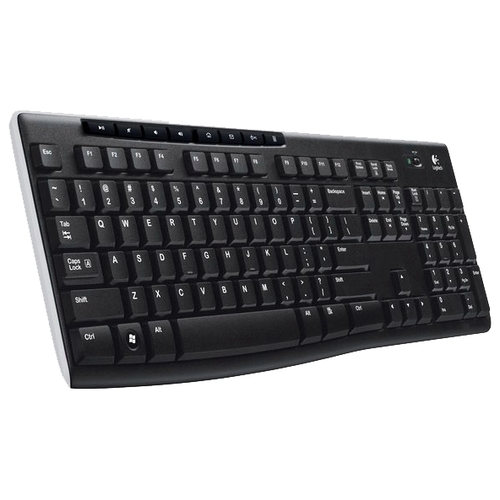 Logitech Wireless Keyboard K270 Black USB